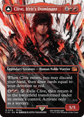Clive, Ifrit's Dominant // Ifrit, Warden of Inferno - Borderless - Foil (0318)
